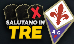 Fiorentina, tre ai saluti