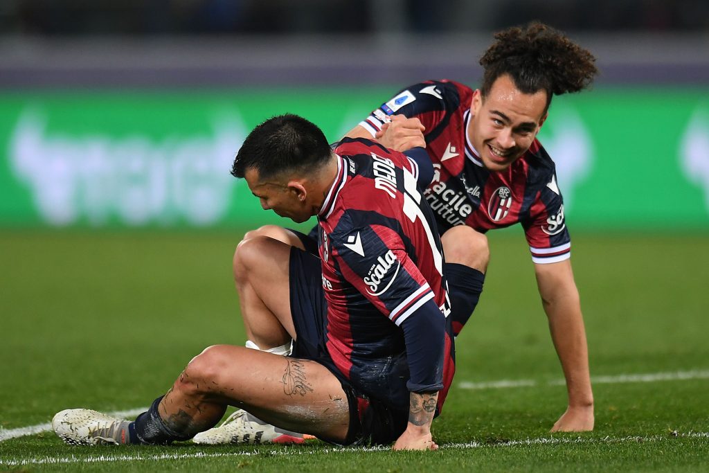 Serie A – Bologna, le condizioni di Medel uscito anzitempo contro la Lazio