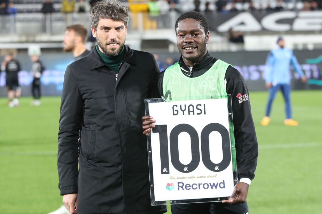 Spezia, Gyasi raggiunge le 100 presenze in Serie A con il liguri