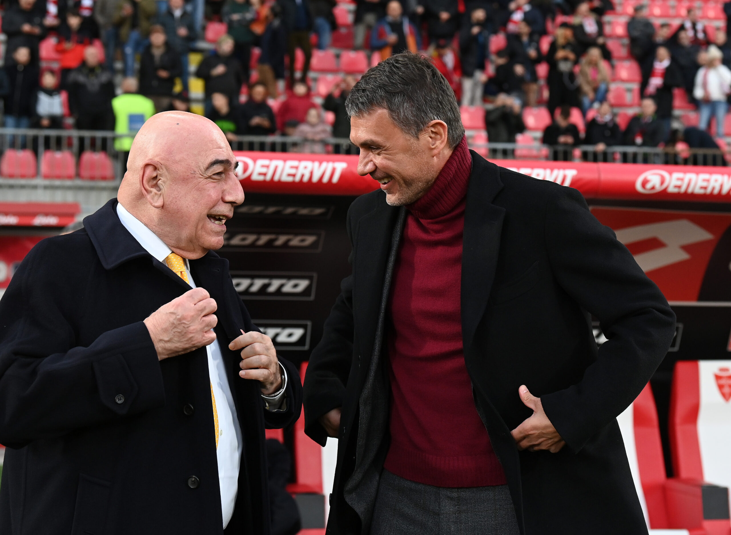 Adriano Galliani e Paolo Maldini