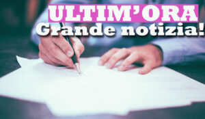 Ultim'ora, firma vicina